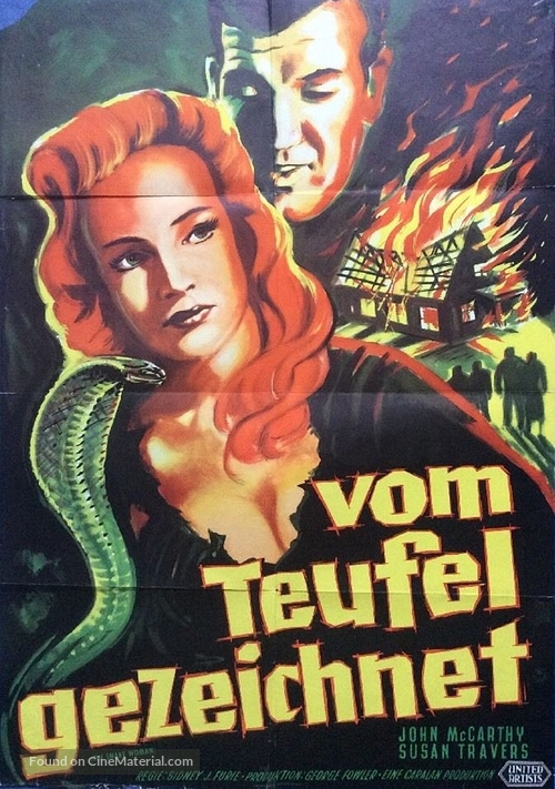 The Snake Woman - German Movie Poster