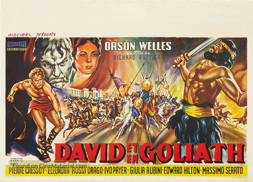 David e Golia - Belgian Movie Poster