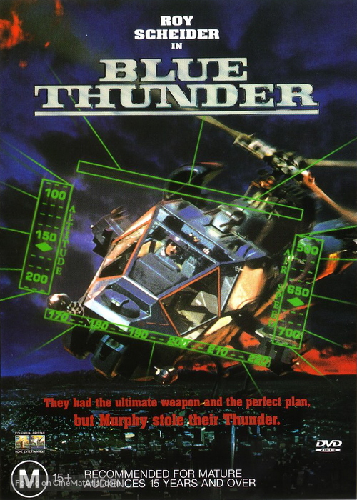 Blue Thunder - Australian DVD movie cover