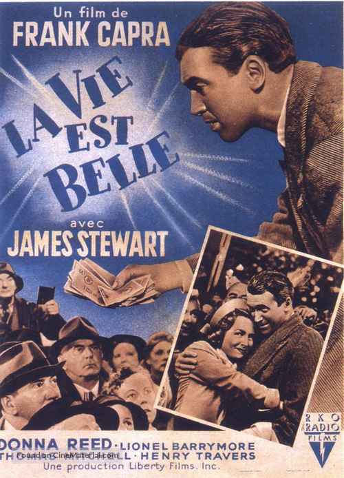 It&#039;s a Wonderful Life - French Movie Poster