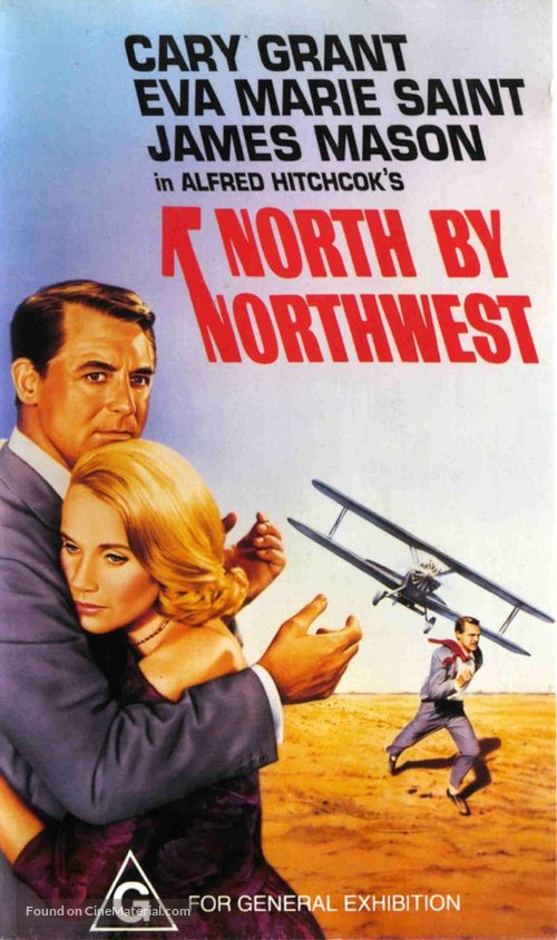 North by Northwest - Australian VHS movie cover