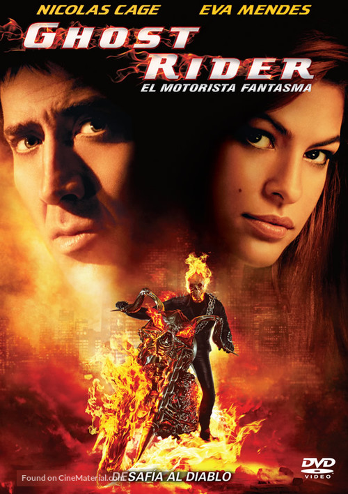 Ghost Rider - Spanish DVD movie cover