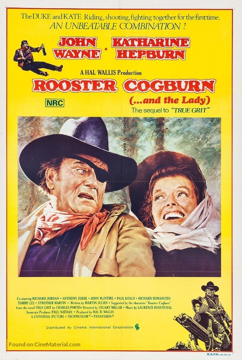 Rooster Cogburn - Australian Movie Poster