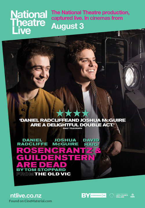 National Theatre Live: Rosencrantz &amp; Guildenstern Are Dead - New Zealand Movie Poster