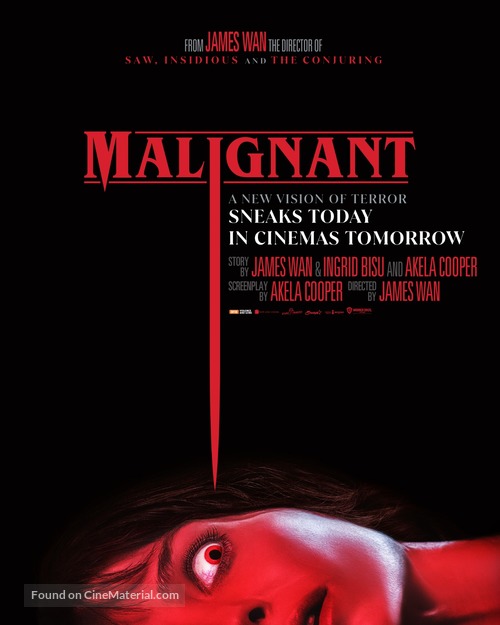 Malignant - British Movie Poster