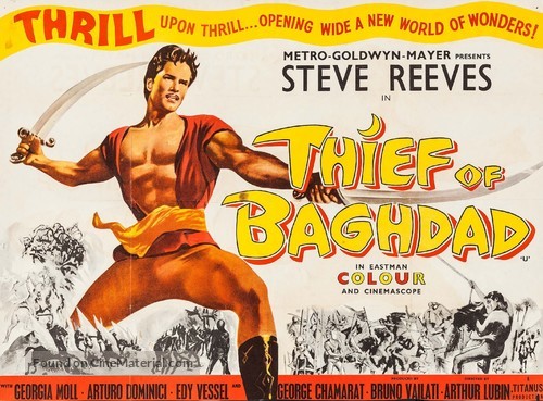 Ladro di Bagdad, Il - British Movie Poster