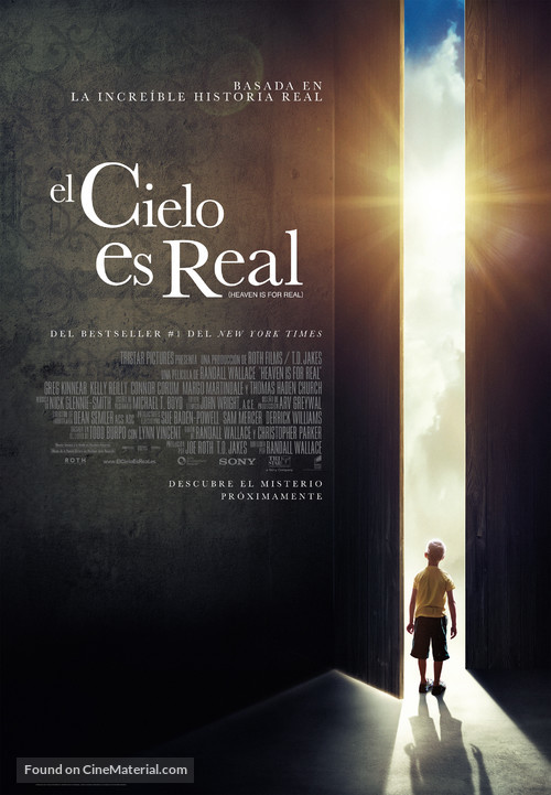 Heaven Is for Real - Spanish Movie Poster