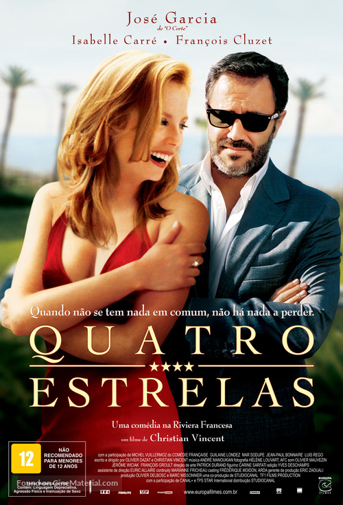 Quatre &eacute;toiles - Brazilian Movie Poster