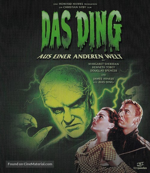 The Thing From Another World - German Blu-Ray movie cover