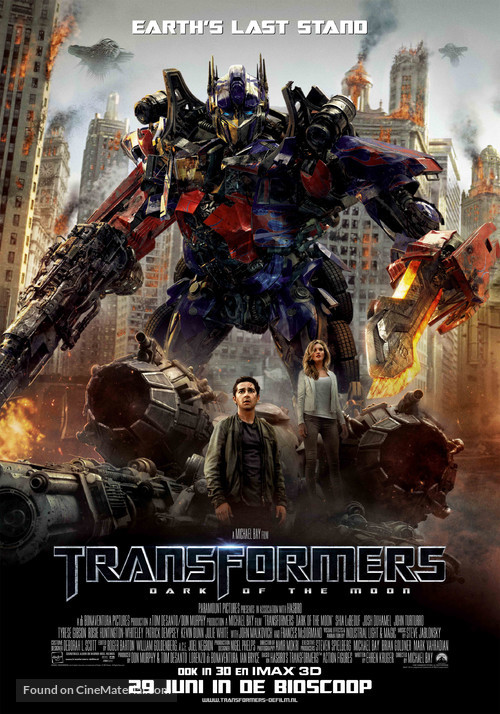 Transformers: Dark of the Moon - Dutch Movie Poster