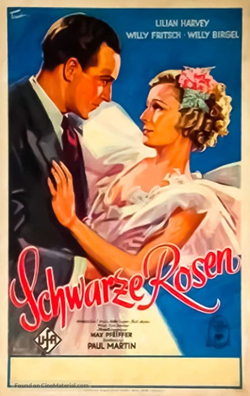 Schwarze Rosen - Austrian Movie Poster