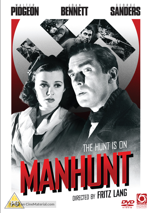 Man Hunt - British DVD movie cover