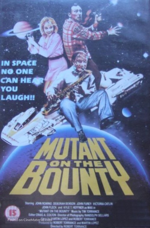 Mutant on the Bounty - British Movie Cover