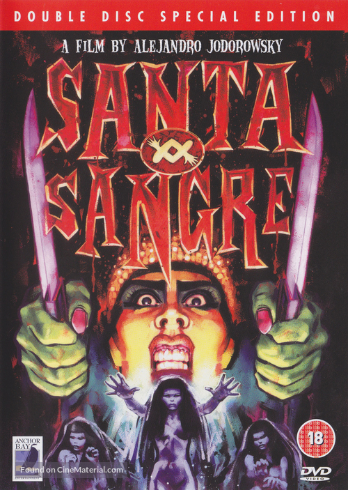 Santa sangre - British DVD movie cover