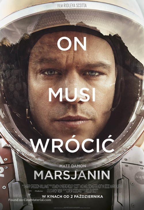 The Martian - Polish Movie Poster