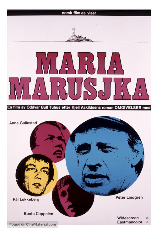 Maria Marusjka - Norwegian Movie Poster
