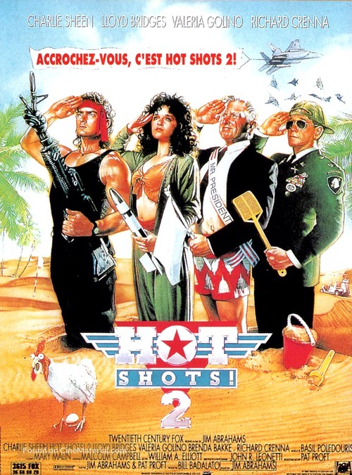 Hot Shots! Part Deux - French Movie Poster