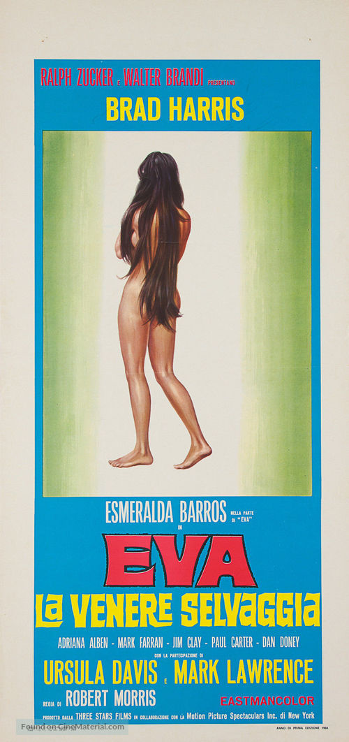 Eva, la Venere selvaggia - Italian Movie Poster