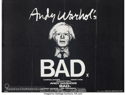 Bad - British Movie Poster