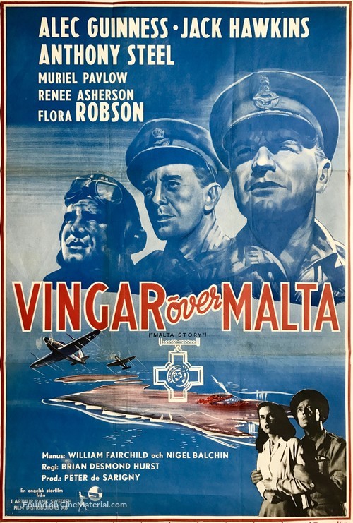 Malta Story - Swedish Movie Poster