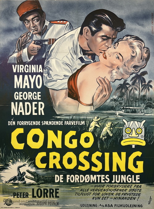 Congo Crossing - Danish Movie Poster