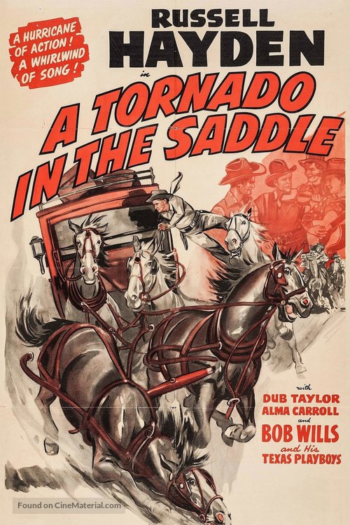 A Tornado in the Saddle - Movie Poster