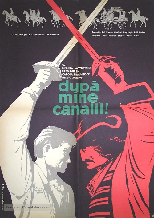 Mir nach, Canaillen! - Romanian Movie Poster