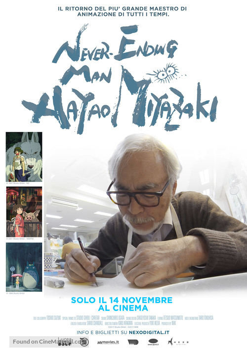Owaranai hito: Miyazaki Hayao - Italian Movie Poster