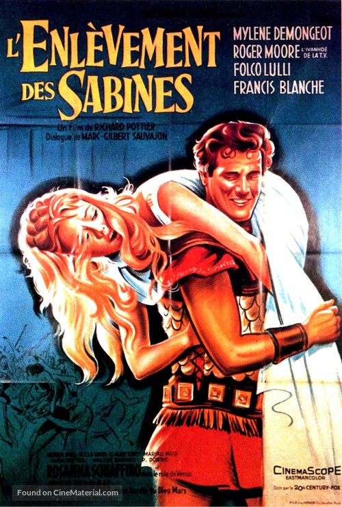 Ratto delle sabine, Il - French Movie Poster