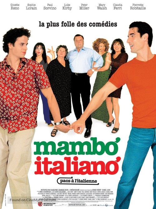 Mambo italiano - French Movie Poster
