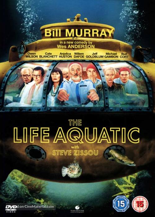 The Life Aquatic with Steve Zissou - British Movie Cover