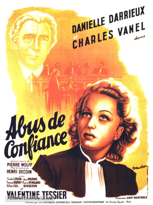 Abus de confiance - French Movie Poster
