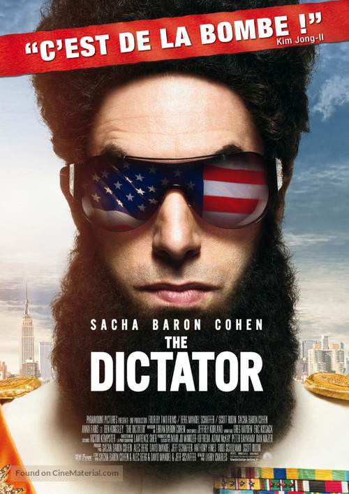 The Dictator - French Movie Poster