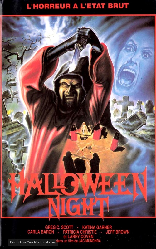 Hack-O-Lantern - French VHS movie cover