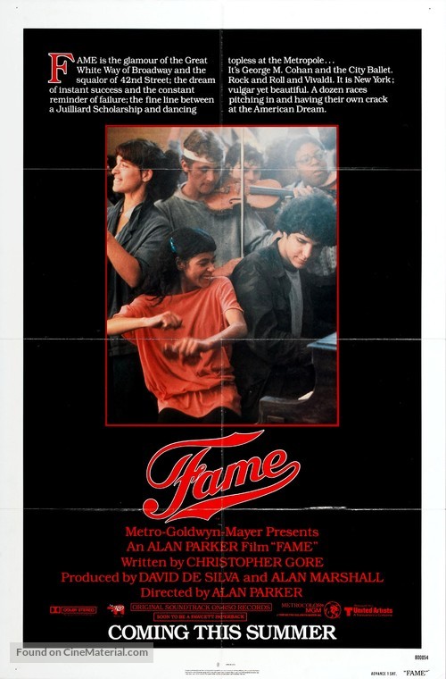 Fame - Movie Poster