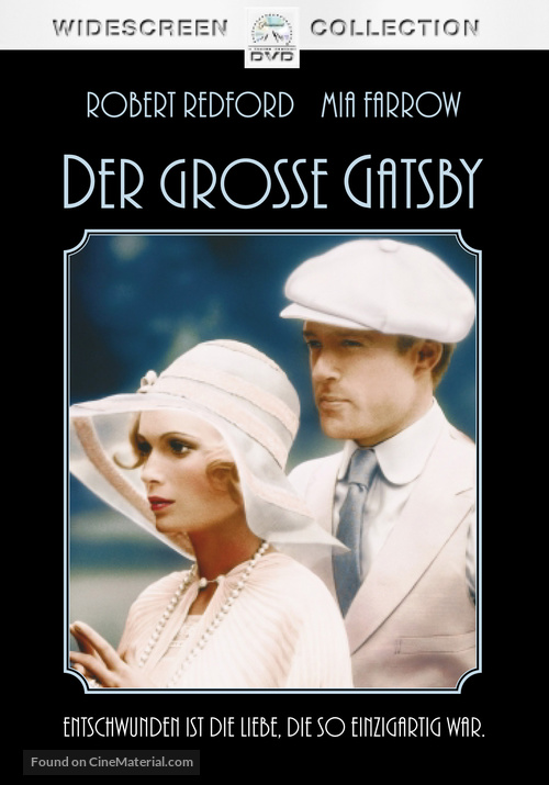 The Great Gatsby - German DVD movie cover