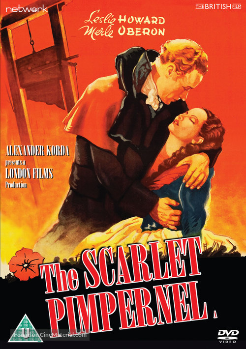 The Scarlet Pimpernel - British DVD movie cover