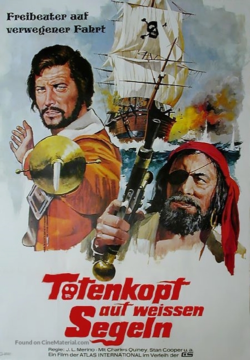 La rebeli&oacute;n de los bucaneros - German Movie Poster