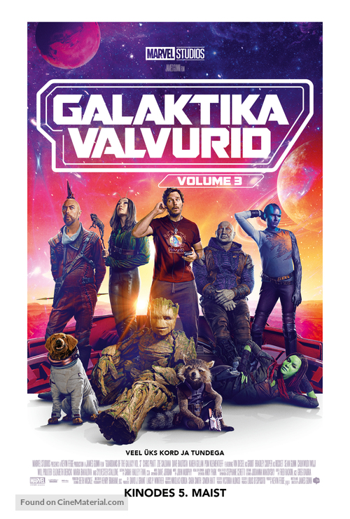 Guardians of the Galaxy Vol. 3 - Estonian Movie Poster