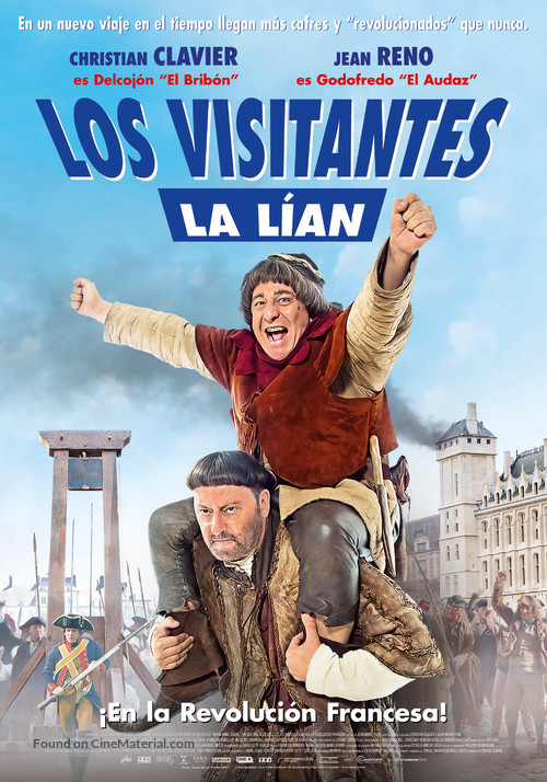 Les Visiteurs: La R&eacute;volution - Spanish Movie Poster