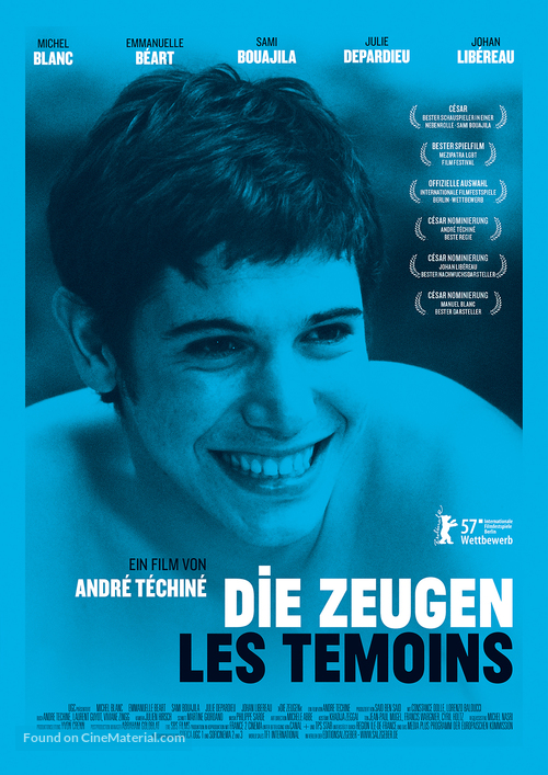 Les t&eacute;moins - German Movie Poster