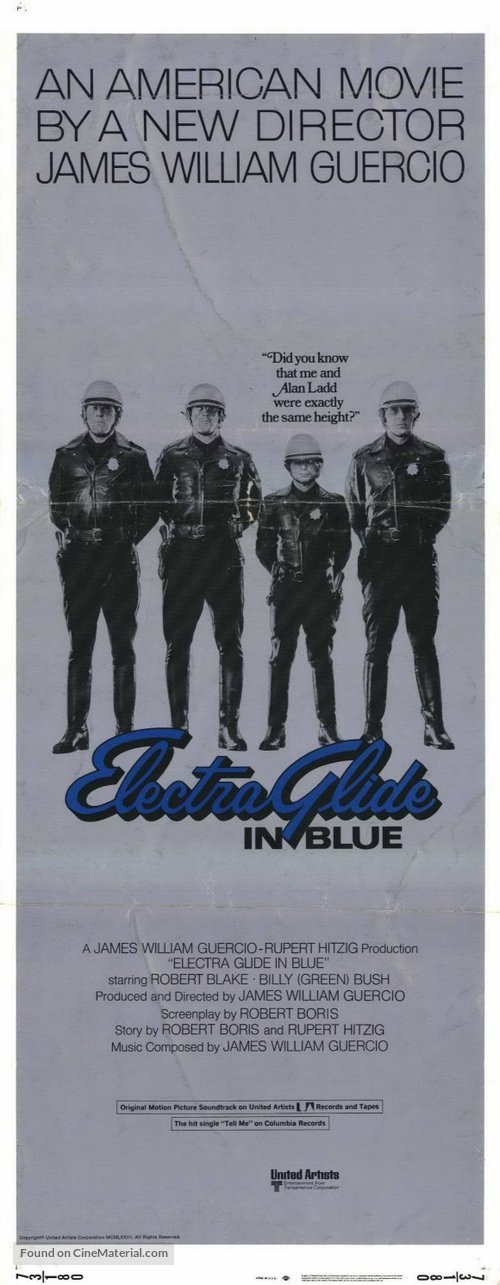 Electra Glide in Blue - Movie Poster