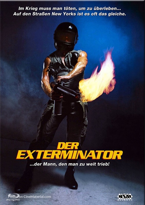 The Exterminator - Austrian Blu-Ray movie cover