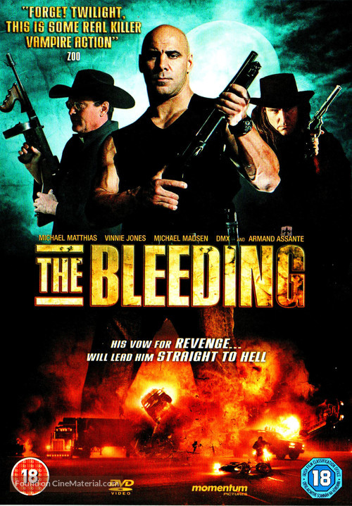 The Bleeding - British DVD movie cover