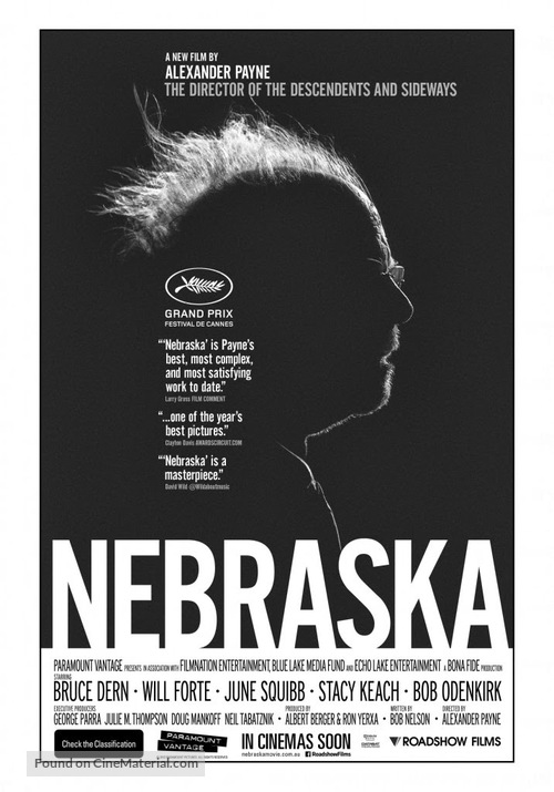 Nebraska - Australian Movie Poster