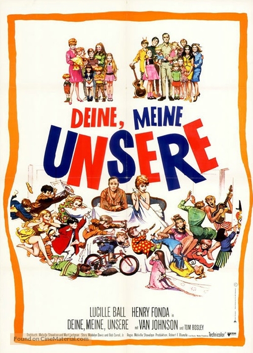 Yours, Mine and Ours - German Movie Poster