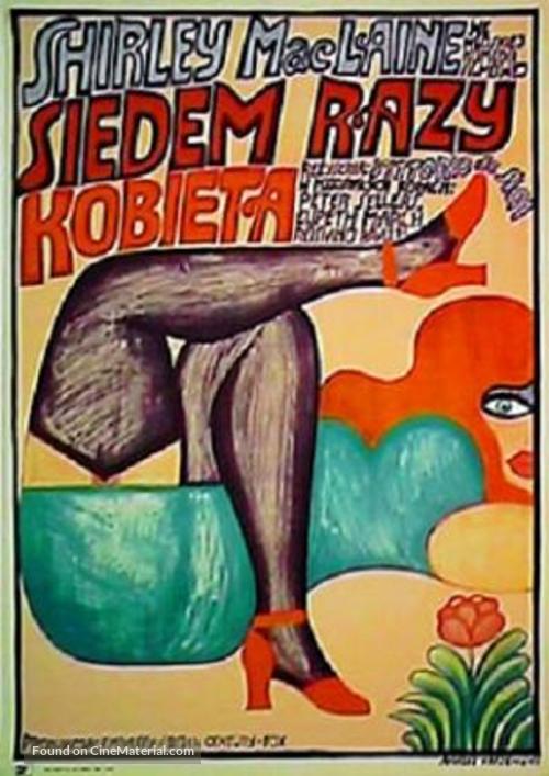 Woman Times Seven - Polish Movie Poster