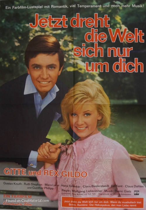 Jetzt dreht die Welt sich nur um dich - German Movie Poster