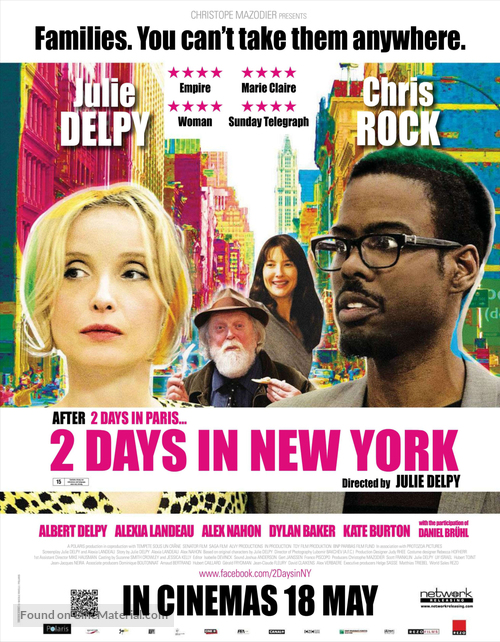 2 Days in New York - British Movie Poster
