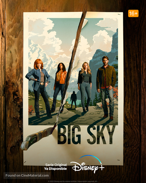 &quot;The Big Sky&quot; - Spanish Movie Poster